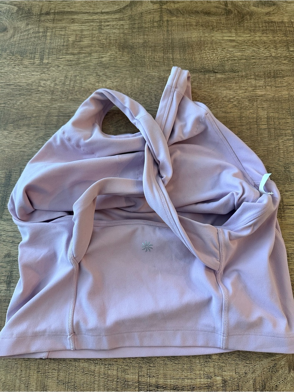 Athleta Conscious Twist Crop Bra D-DD Begonia Size Medium - Picture 7 of 7